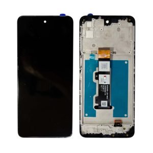 Frontal Tela Display LCD Moto E32 Original Com Aro (XT2227-1)